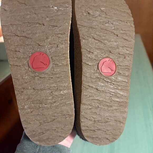 MINT Womens Haflinger Eggplant Grizzly GZ Wool Felt Clogs Size 40 / US 9 - Picture 10 of 11